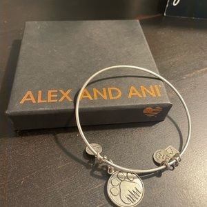 Alex and Ani large cat paw bracelet